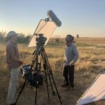 Interview during a dinosaur dig in southern Alberta with the Royal Ontario Museum