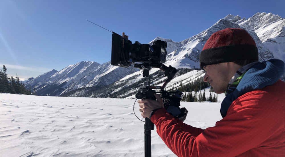 Michael Klekamp filming at Fortress Mountain for the TCK branding video.